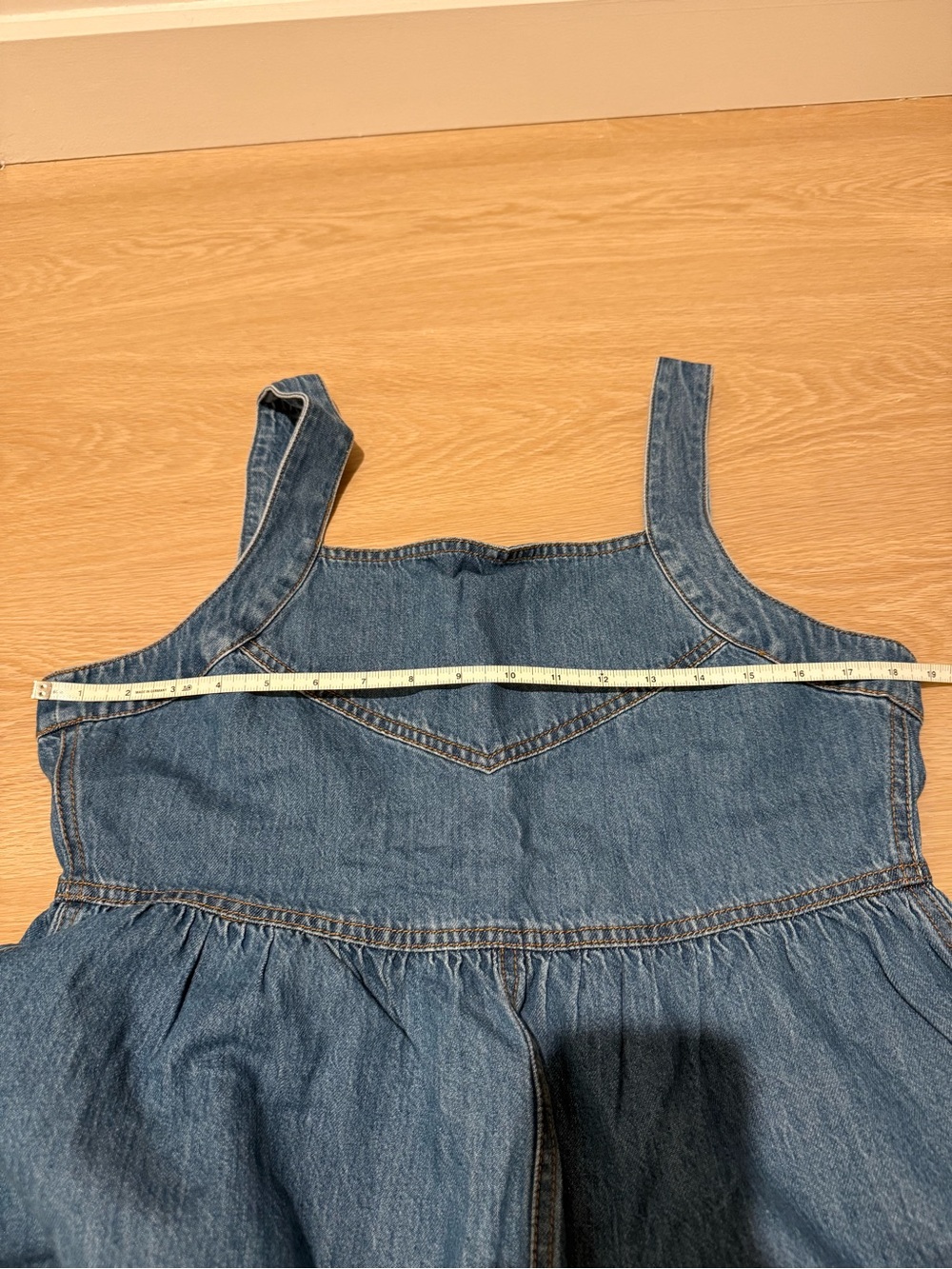 Madewell Blue Denim Midi Dress - Picture 6 of 7
